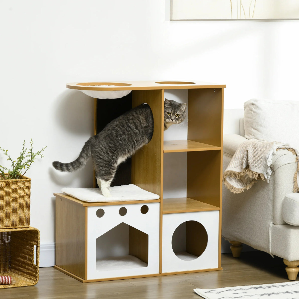Nido Relax - Colección Wood Essentials - Tienda Gatos