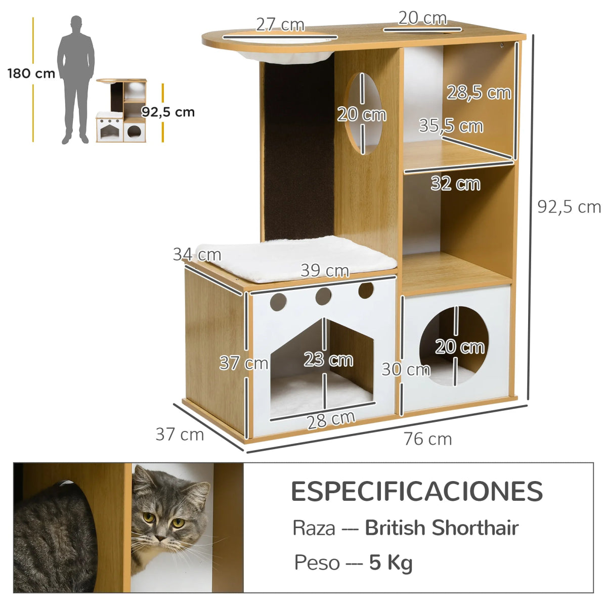 Nido Relax - Colección Wood Essentials - Tienda Gatos