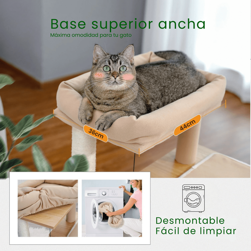 Refugio Scratch - Colección Wood Essentials - Tienda Gatos