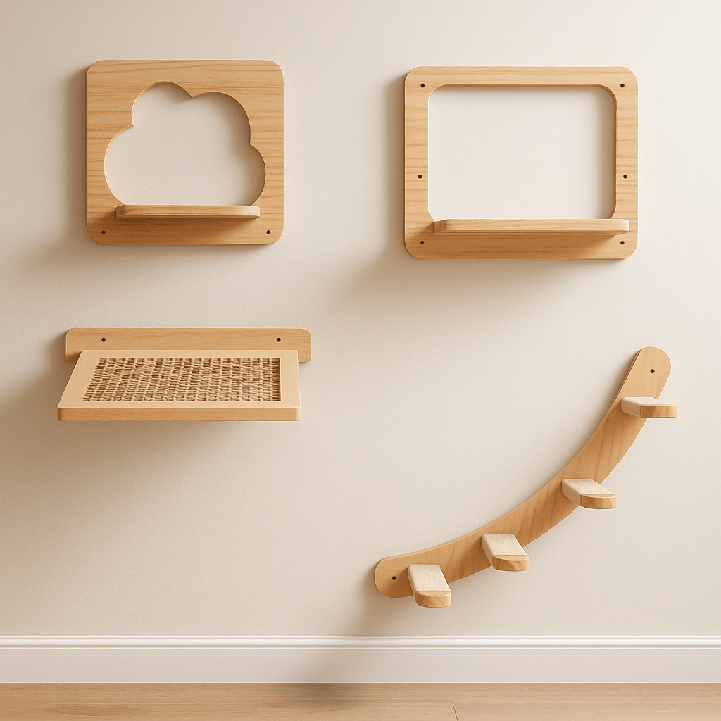 Pack de Alturas – Parque de Pared para Gatos - Tienda Gatos